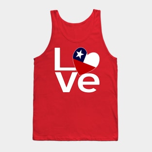 White Red Chile LOVE Tank Top